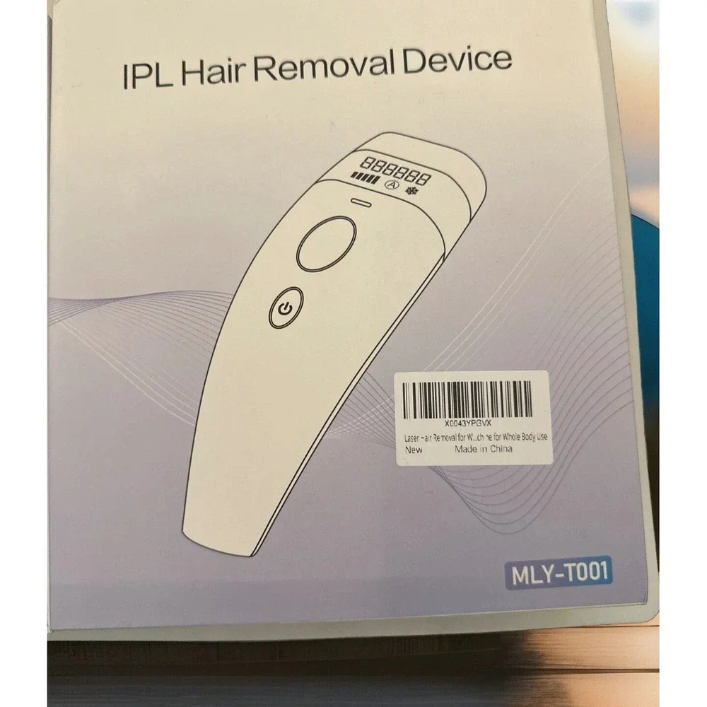 MLY IPL Hair Removal Device MLY-T001 White Gold Open Box Home Use